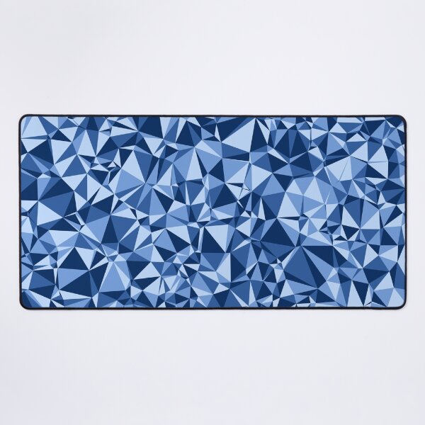 Item preview, Blue Triangular Mosaic Pattern Design designed and sold by DymondDesigns.