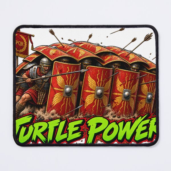Item preview, Turtle Power | Roman Legion Testudo Formation History Humor designed and sold by Designed for War.