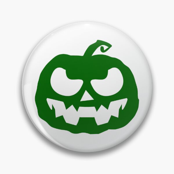 Item preview, Dark Green Jack O Lantern Halloween Pumpkin Graphic designed and sold by pattern-archive.