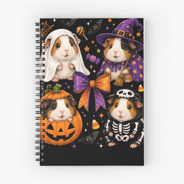 Item preview, Funny Cozy Guinea Pig Autumn Fall Spooky Season Halloween designed and sold by will freed18.