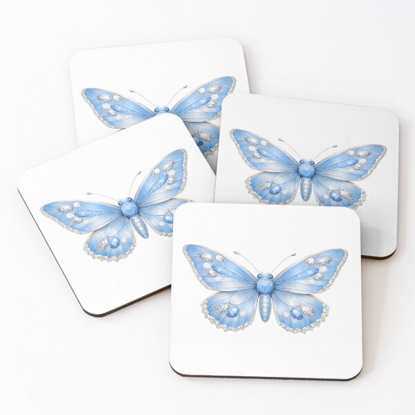 Item preview, Beautiful Blue Butterfly Illustration designed and sold by AmirArtisanVibe.