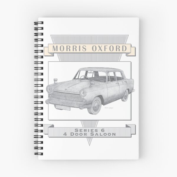 Item preview, Morris Oxford Series 6 4 Door Saloon Hand-drawn designed and sold by Classic Car Art Drawings.