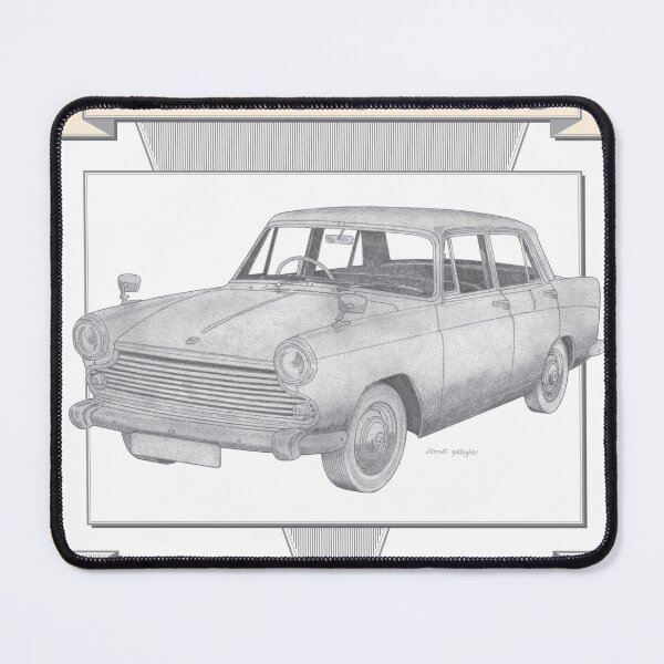 Item preview, Morris Oxford Series 6 4 Door Saloon Hand-drawn designed and sold by Classic Car Art Drawings.