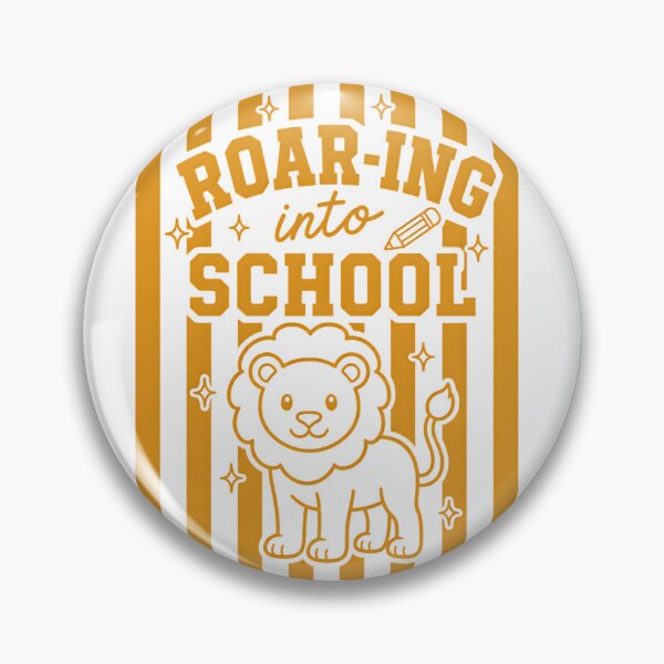 Item preview, Roar-ing Into School Cute Lion Shirt designed and sold by MOCH- ART.