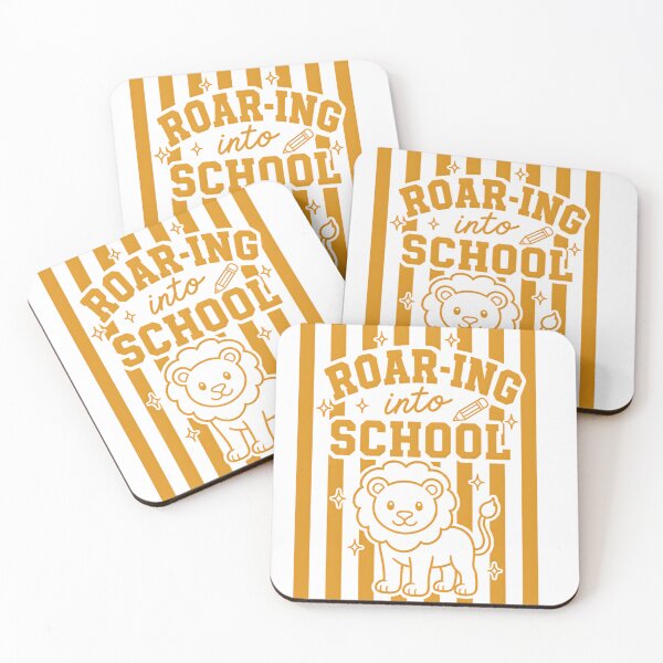 Item preview, Roar-ing Into School Cute Lion Shirt designed and sold by MOCH- ART.