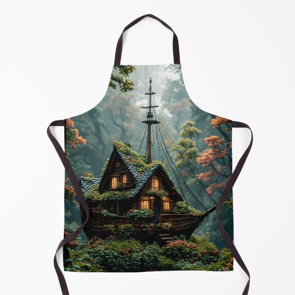 Item preview, Fairytale Shipwreck Forest Cottage designed and sold by Vhelir-Art.