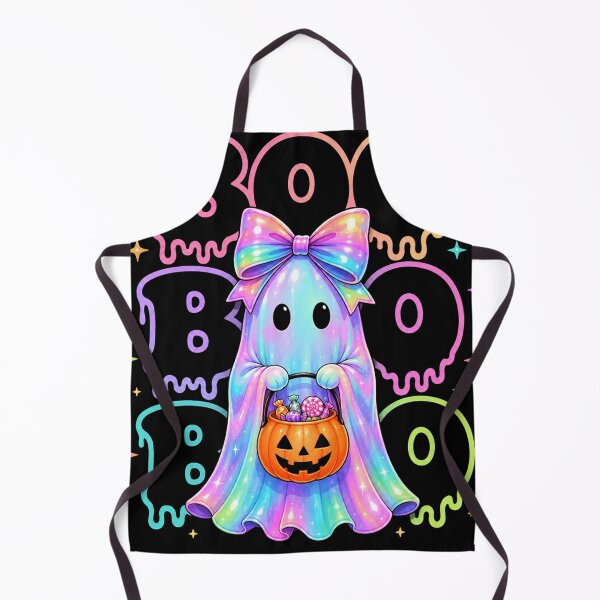 Item preview, Colorful Boo Ghost with Bow Cute Halloween Trick or Treat designed and sold by will freed18.