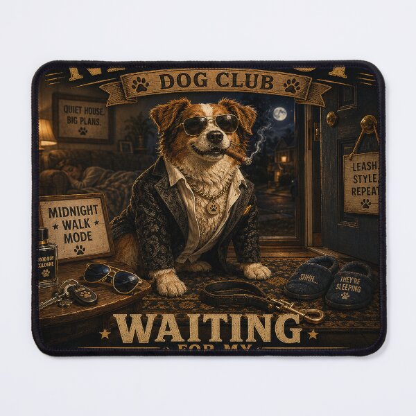 Item preview, Night Out Dog Club Funny Sneaky Dog designed and sold by shopevermint.