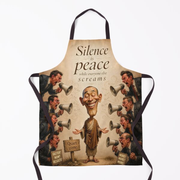 Item preview, Quiet Wisdom Peaceful Silence Amidst the Noise designed and sold by The Brother Wu Collection.