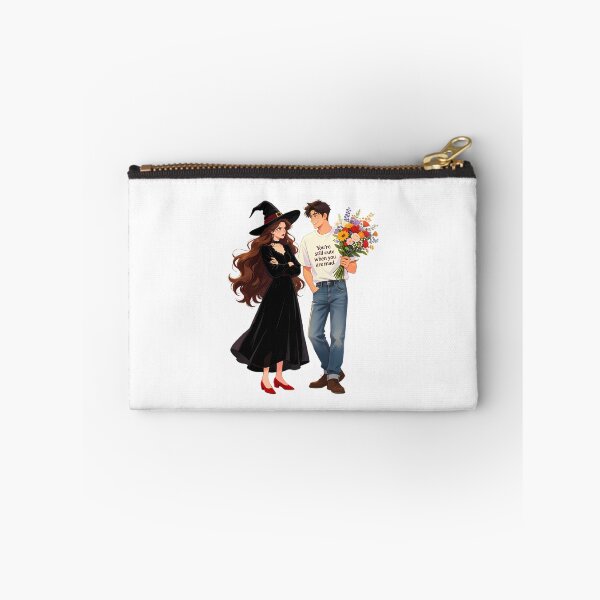 Item preview, You're Still Cute When You're Mad — Witch Girlfriend & Funny Boyfriend Couple designed and sold by Bondingbonding.
