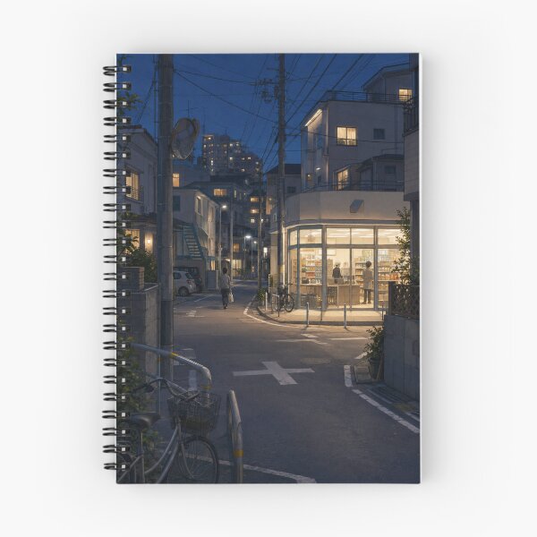 Item preview, Convenience Store, 9 PM – A Quiet Light in the Neighborhood designed and sold by SEIMEI2025.