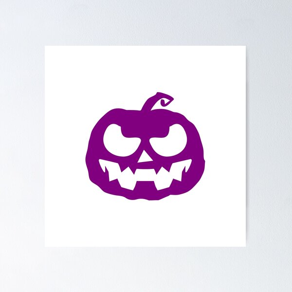 Item preview, Purple Jack O Lantern Halloween Pumpkin Graphic designed and sold by pattern-archive.