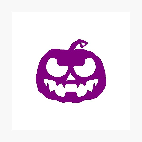 Item preview, Purple Jack O Lantern Halloween Pumpkin Graphic designed and sold by pattern-archive.