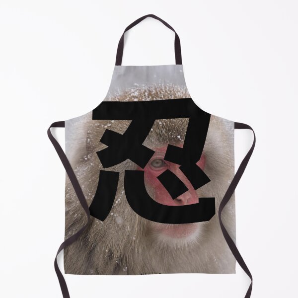 Item preview, Nin - Ninja Spirit | Snow Monkey Winter Scene | Japanese Design designed and sold by JapanMemoir.