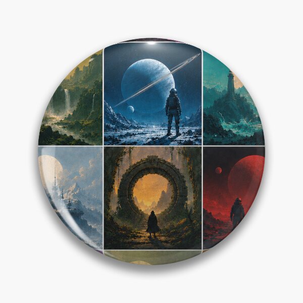 Item preview, 12 Worlds Sci Fi Art designed and sold by NordenPosters.