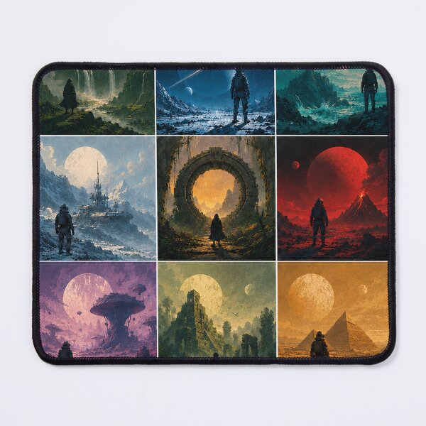 Item preview, 12 Worlds Sci Fi Art designed and sold by NordenPosters.