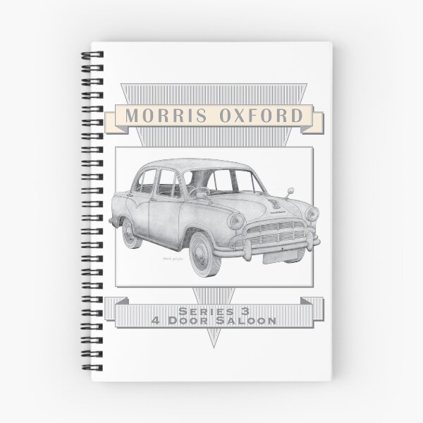 Item preview, Morris Oxford Series 3 4 Door Saloon Hand-drawn designed and sold by Classic Car Art Drawings.