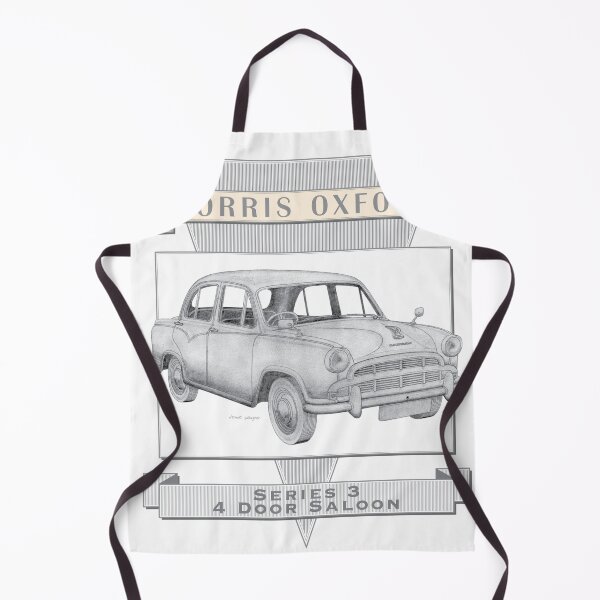 Item preview, Morris Oxford Series 3 4 Door Saloon Hand-drawn designed and sold by Classic Car Art Drawings.