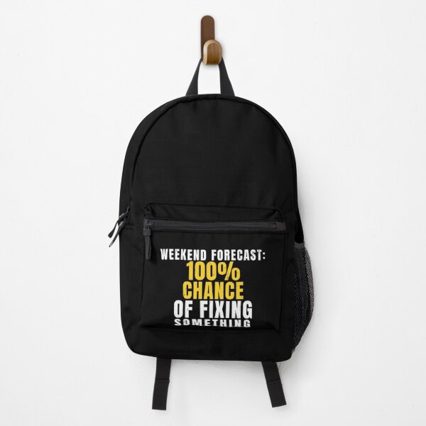 Item preview, Funny Handyman Gift – Weekend Forecast: 100% Chance of Fixing Something designed and sold by No Excuses Supply.