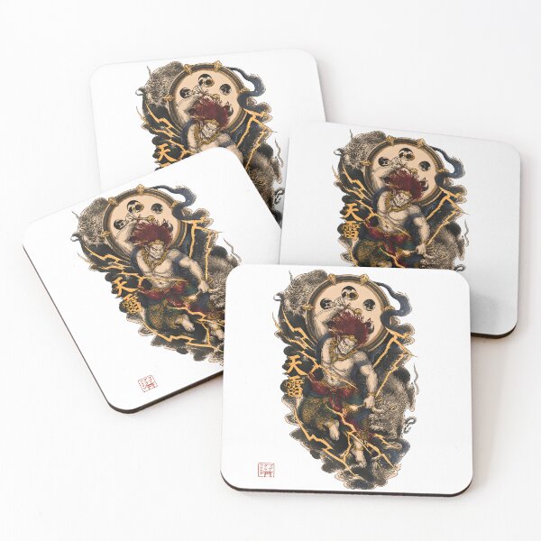 Item preview, Raijin – Divine Tempest | Japanese Thunder God Art designed and sold by kaxymax.