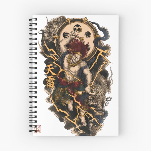 Item preview, Raijin – Divine Tempest | Japanese Thunder God Art designed and sold by kaxymax.