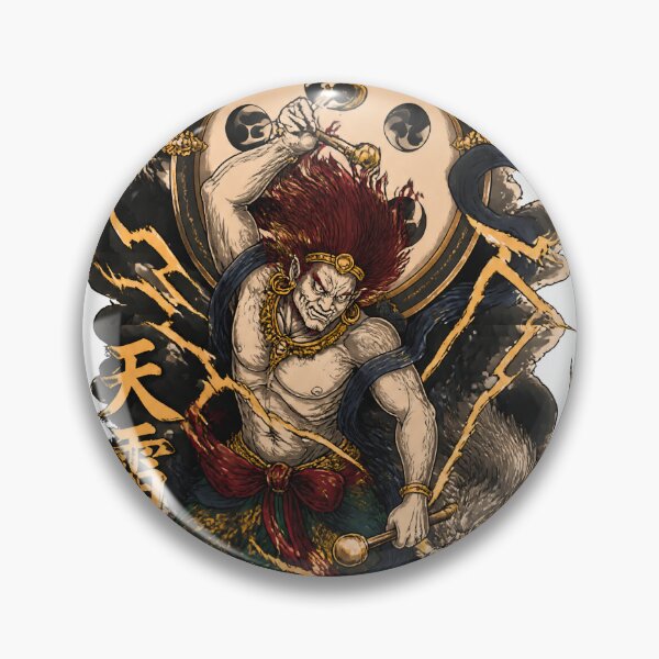 Artikelvorschau, Raijin – Göttlicher Sturm | Japanische Donnergott-Kunst entworfen und verkauft von kaxymax.