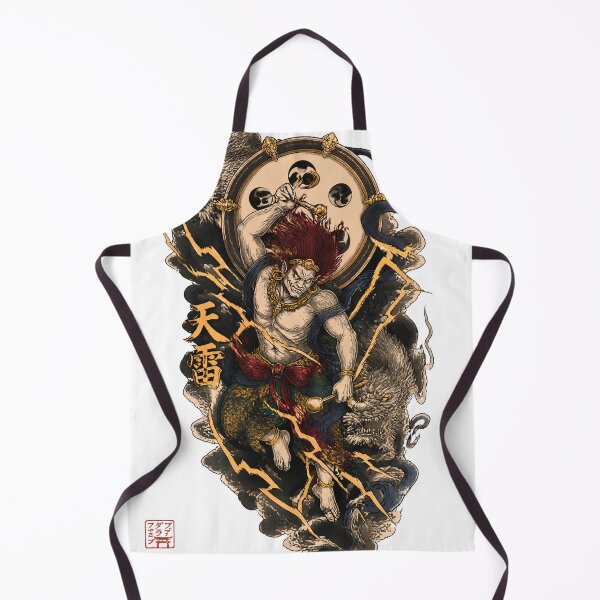 Item preview, Raijin – Divine Tempest | Japanese Thunder God Art designed and sold by kaxymax.
