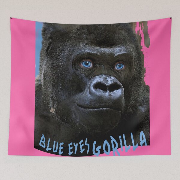 Item preview, Blue Eyes Gorilla (by ACCI) designed and sold by VanyssaGraphics.