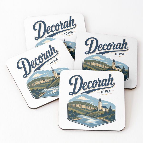 Aperçu de l'œuvre Decorah, Iowa créée et vendue par PamLeeDesign.