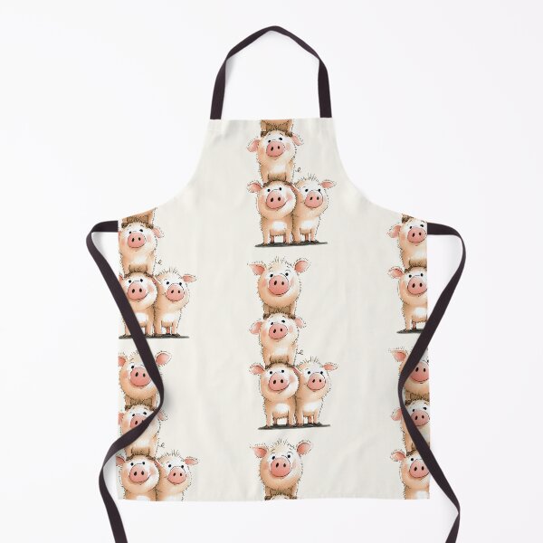 Item preview, NOSEY PIG ' Pinky Pigs! ' By Shirley MacArthur designed and sold by Shirley MacArthur Art.