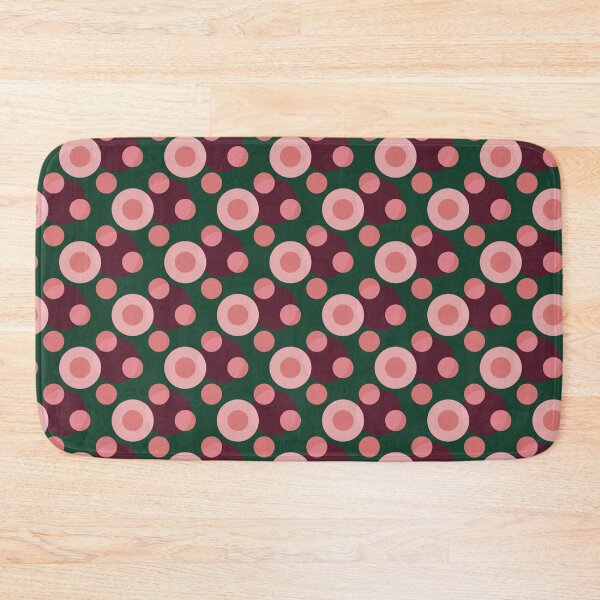 Item preview, Retro Pink Circle Polka Dot Pattern designed and sold by Zaya_art.