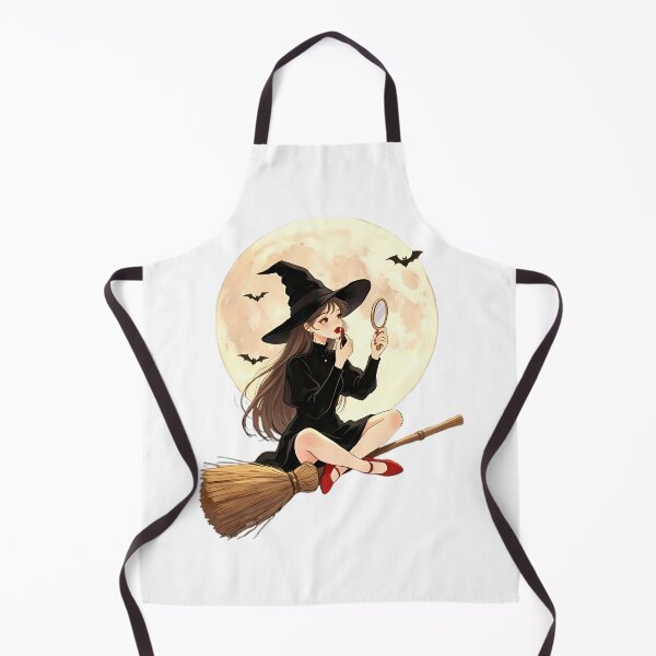 Item preview, Beautiful Witch on Broomstick designed and sold by Bondingbonding.