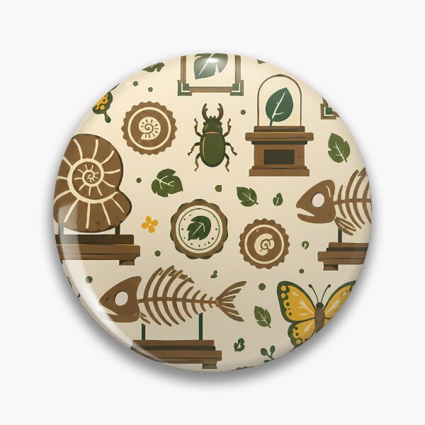 Item preview, Museum Fossil and Bug Pattern designed and sold by agearb.