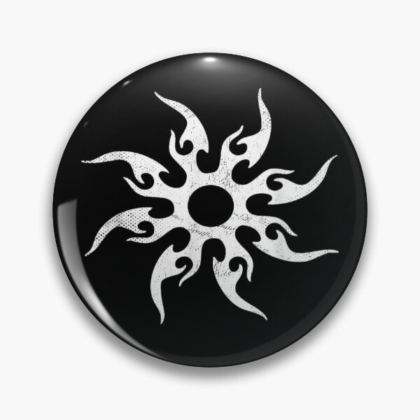Item preview, Distressed White Tribal Sun Symbol designed and sold by ethancooper399.