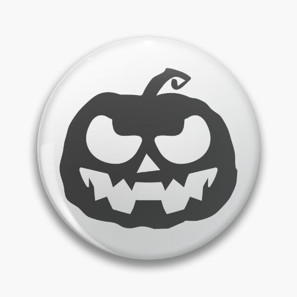 Item preview, Dark Gray Jack O Lantern Halloween Pumpkin Graphic designed and sold by pattern-archive.