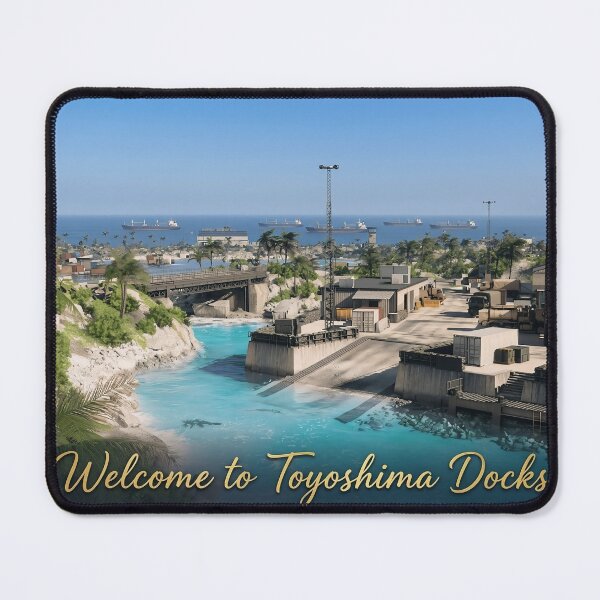 Item preview, BF6 Inspired Welcome to Toyoshima Docks Postcard designed and sold by Sellcooldesigns.