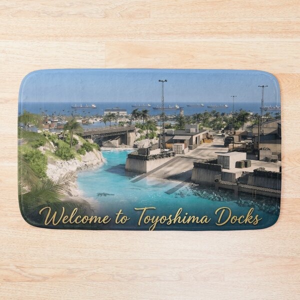 Item preview, BF6 Inspired Welcome to Toyoshima Docks Postcard designed and sold by Sellcooldesigns.