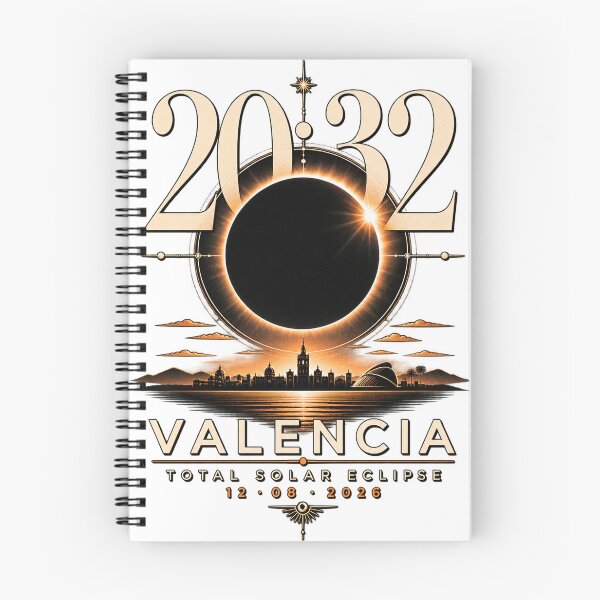 Item preview, Valencia Total Solar Eclipse 2026 – Spain Astronomy Souvenir designed and sold by ChicClicker.