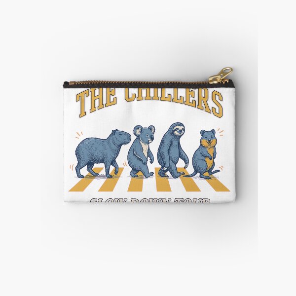 Item preview, The Chillers Slow Down Tour Funny Animal Crosswalk Retro T-Shirt Design designed and sold by KIDEnia.