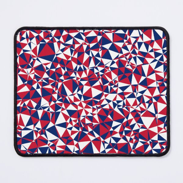 Item preview, United Kingdom Red, White & Blue Triangular Mosaic Pattern Design designed and sold by DymondDesigns.