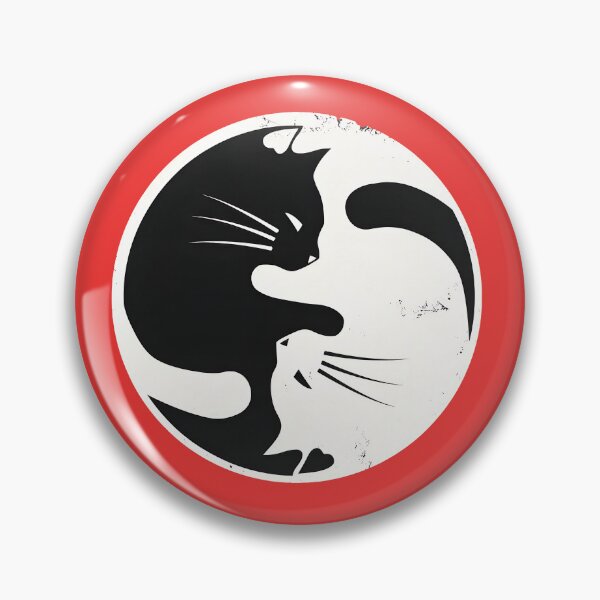 Item preview, Cat Yin Yang Balance Harmony Symbol Art designed and sold by Dmo3HarkoArt.