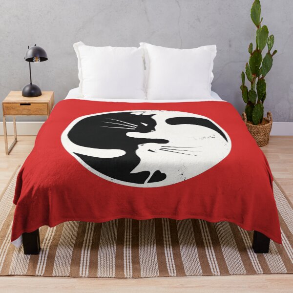 Item preview, Cat Yin Yang Balance Harmony Symbol Art designed and sold by Dmo3HarkoArt.