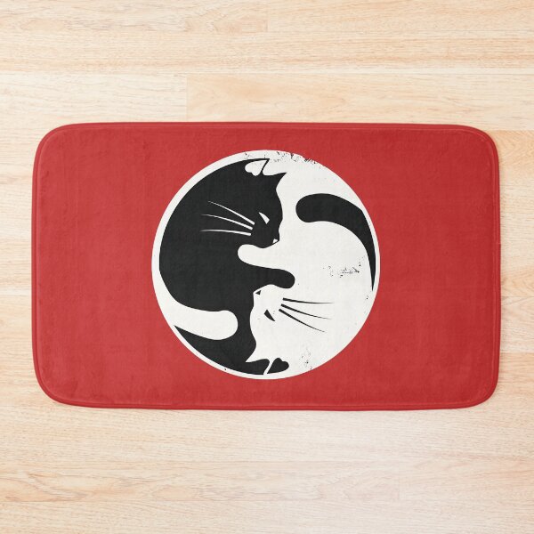 Item preview, Cat Yin Yang Balance Harmony Symbol Art designed and sold by Dmo3HarkoArt.