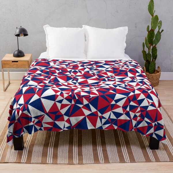 Item preview, United Kingdom Red, White & Blue Triangular Mosaic Pattern Design designed and sold by DymondDesigns.