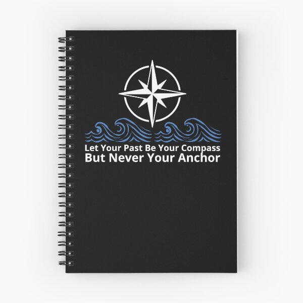 Item preview, Let Your Past Be Your Compass But Never Your Anchor designed and sold by monika-arthing.