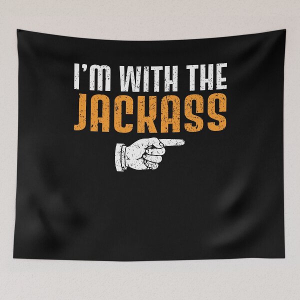 Item preview, I'm With The JACKASS Matching Couple Halloween designed and sold by mdmahabubur.