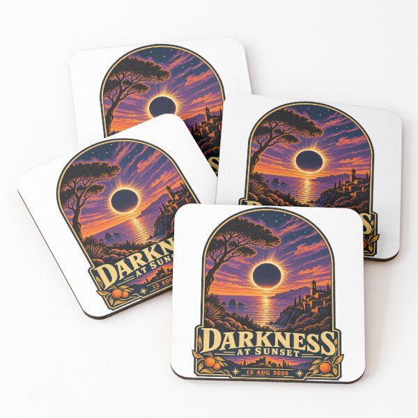 Item preview, Darkness at Sunset – Spain Total Solar Eclipse August 12 2026 designed and sold by ChicClicker.