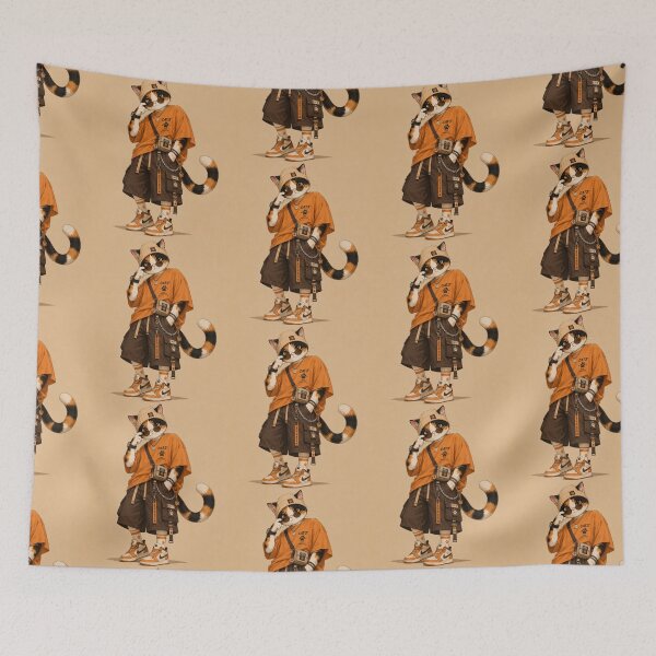 Item preview, Catrio NextGen Calico Cat Flexing Streetwear designed and sold by Mindworx21.