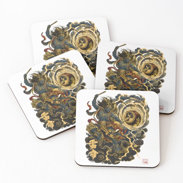 Item preview, Raijin – Storm Sovereign | Japanese Thunder God Art designed and sold by kaxymax.