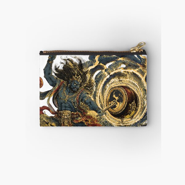 Aperçu de l'œuvre Raijin – Souverain de la Tempête | Art japonais du dieu du tonnerre créée et vendue par kaxymax.